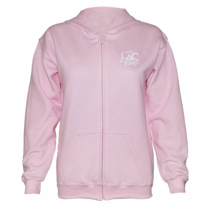Sweat Capuche Zippe Enfant ROSE Affiche Mon Premier Lac des Cygnes