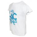T shirt enfant BLANC Logo Paillettes