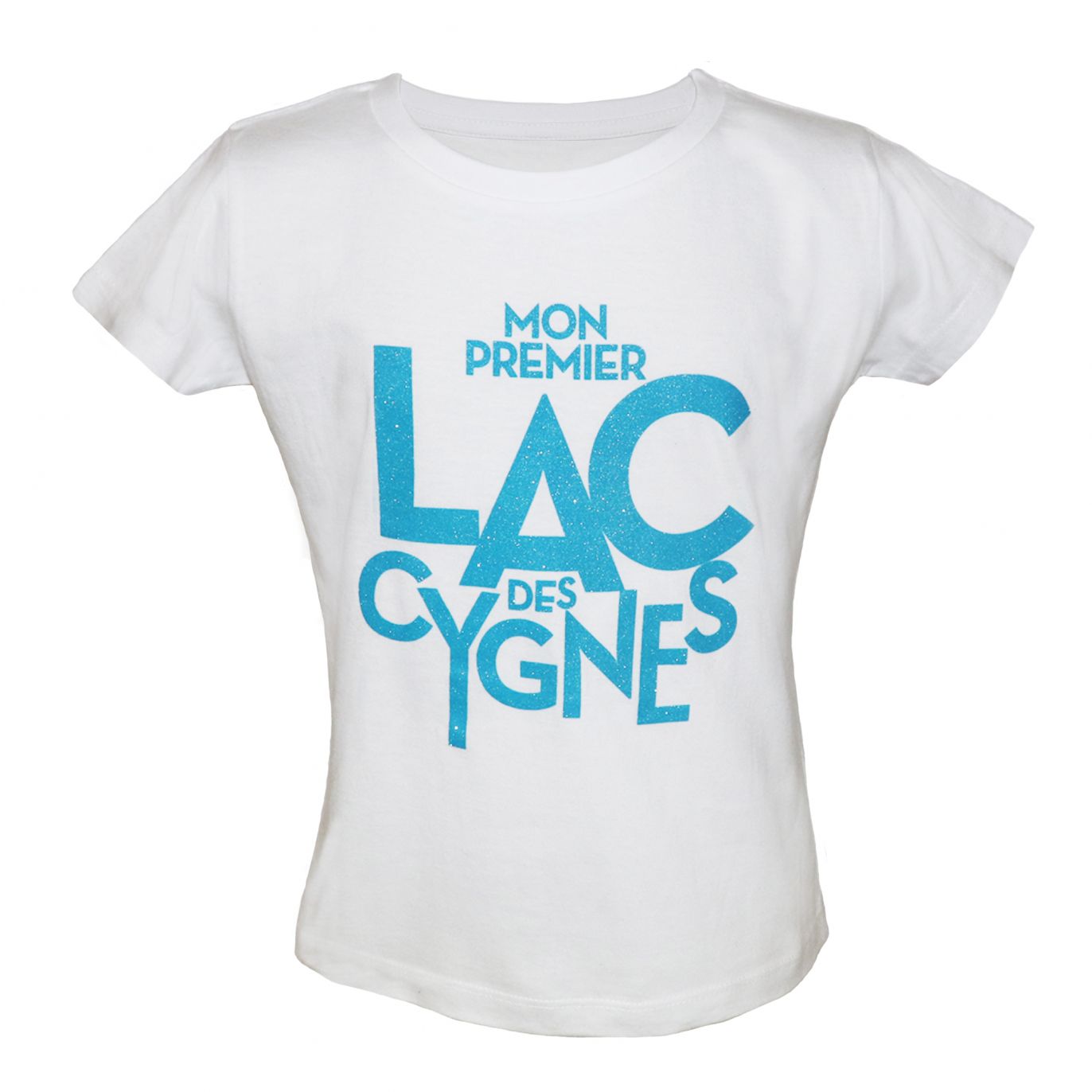 T shirt enfant BLANC Logo Paillettes