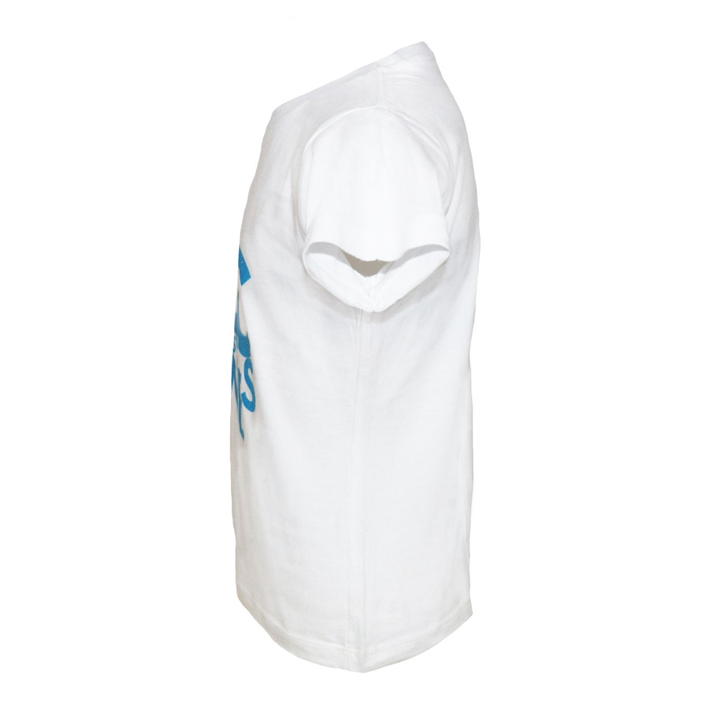 T shirt enfant BLANC Logo Paillettes